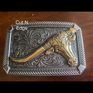 Montana Silversmith Longhorn Belt Buckle